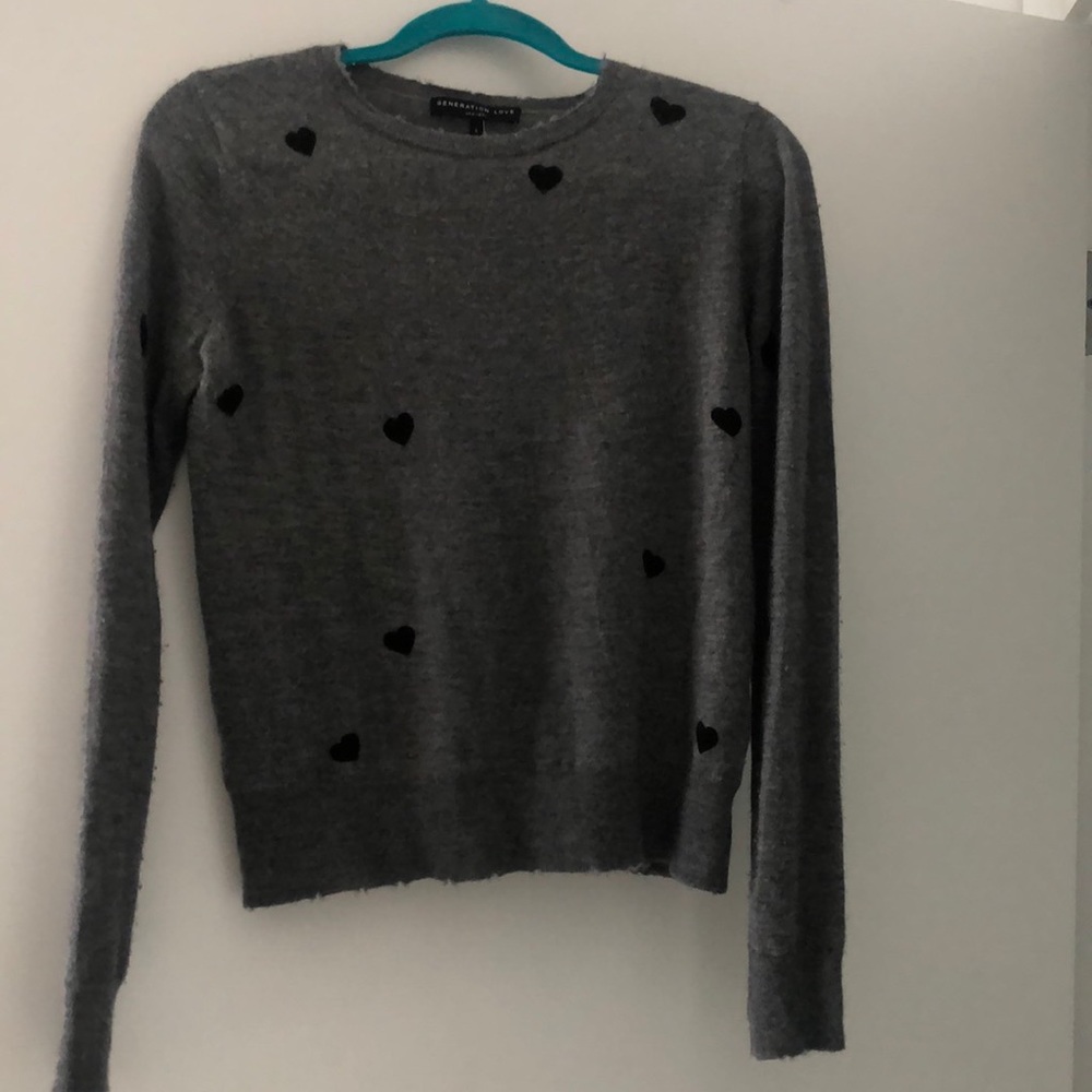 Comfy Hearts Sweater